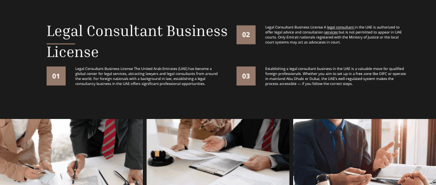 Legal Consultant Business License
