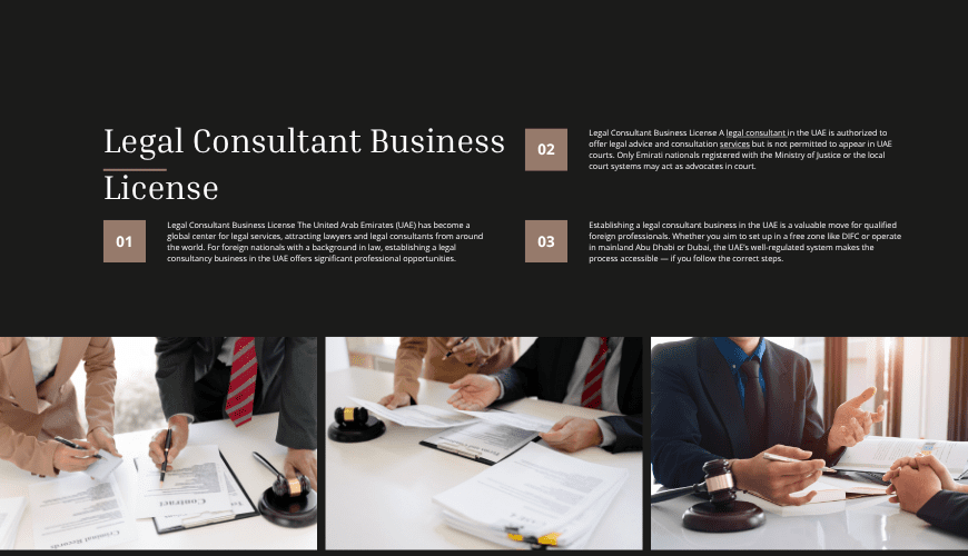Legal Consultant Business License